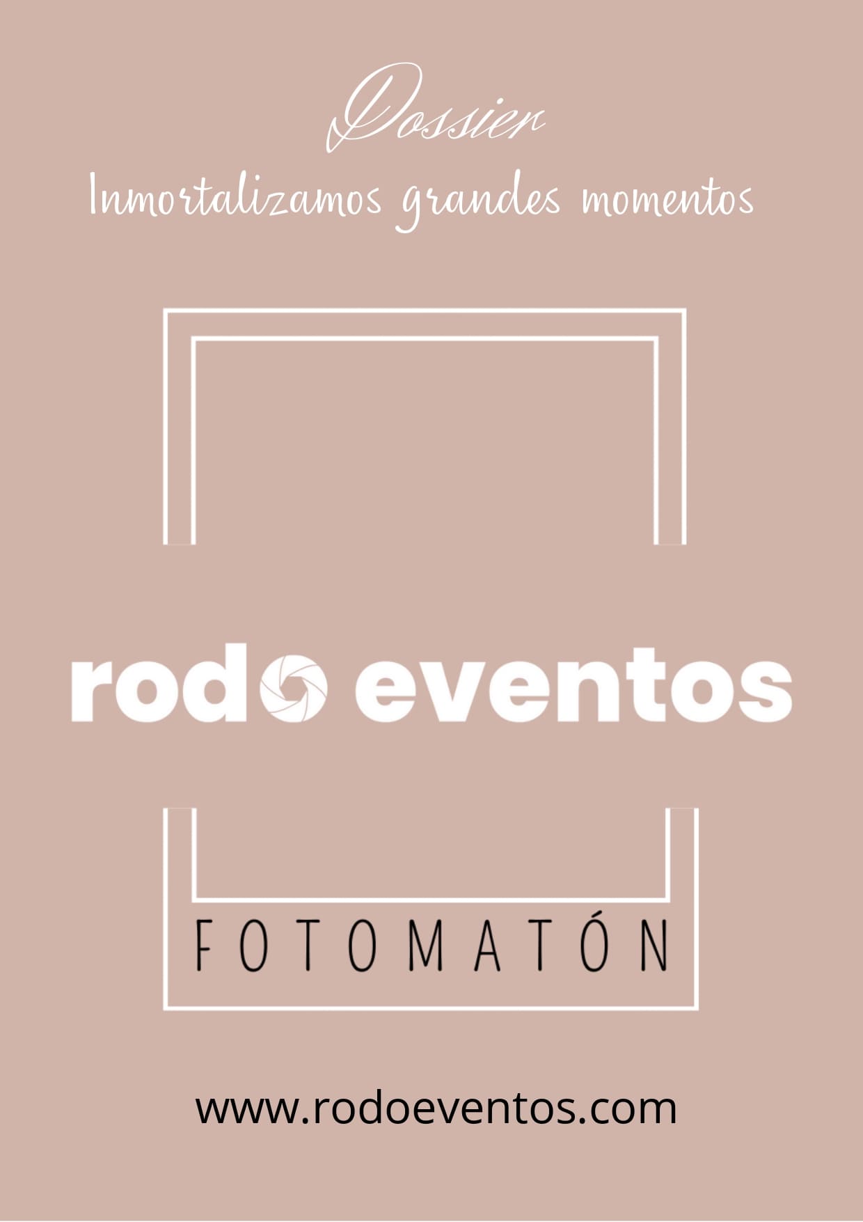 Portada del dossier de Rodo Eventos
