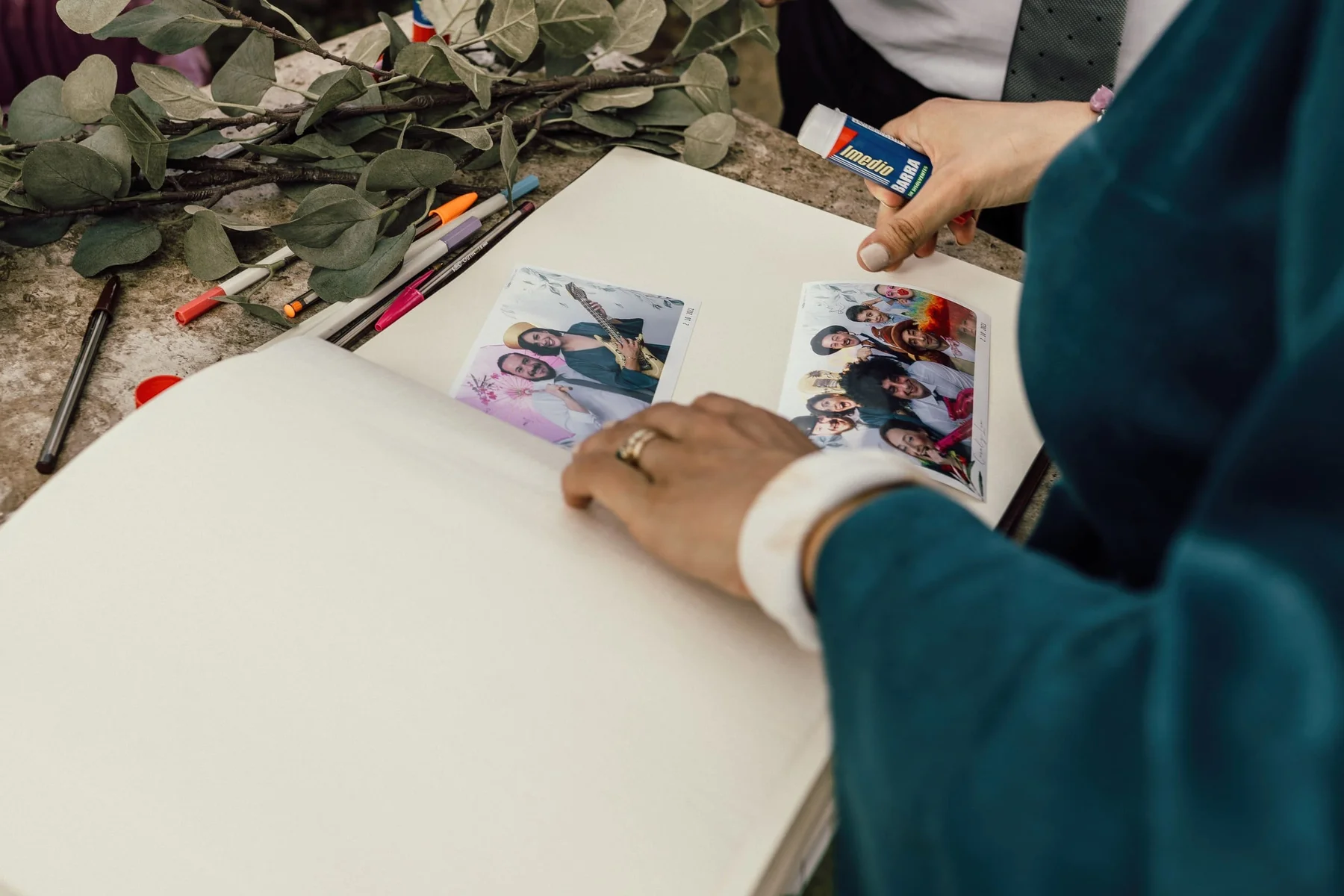 Fotomatón con fondo personalizado