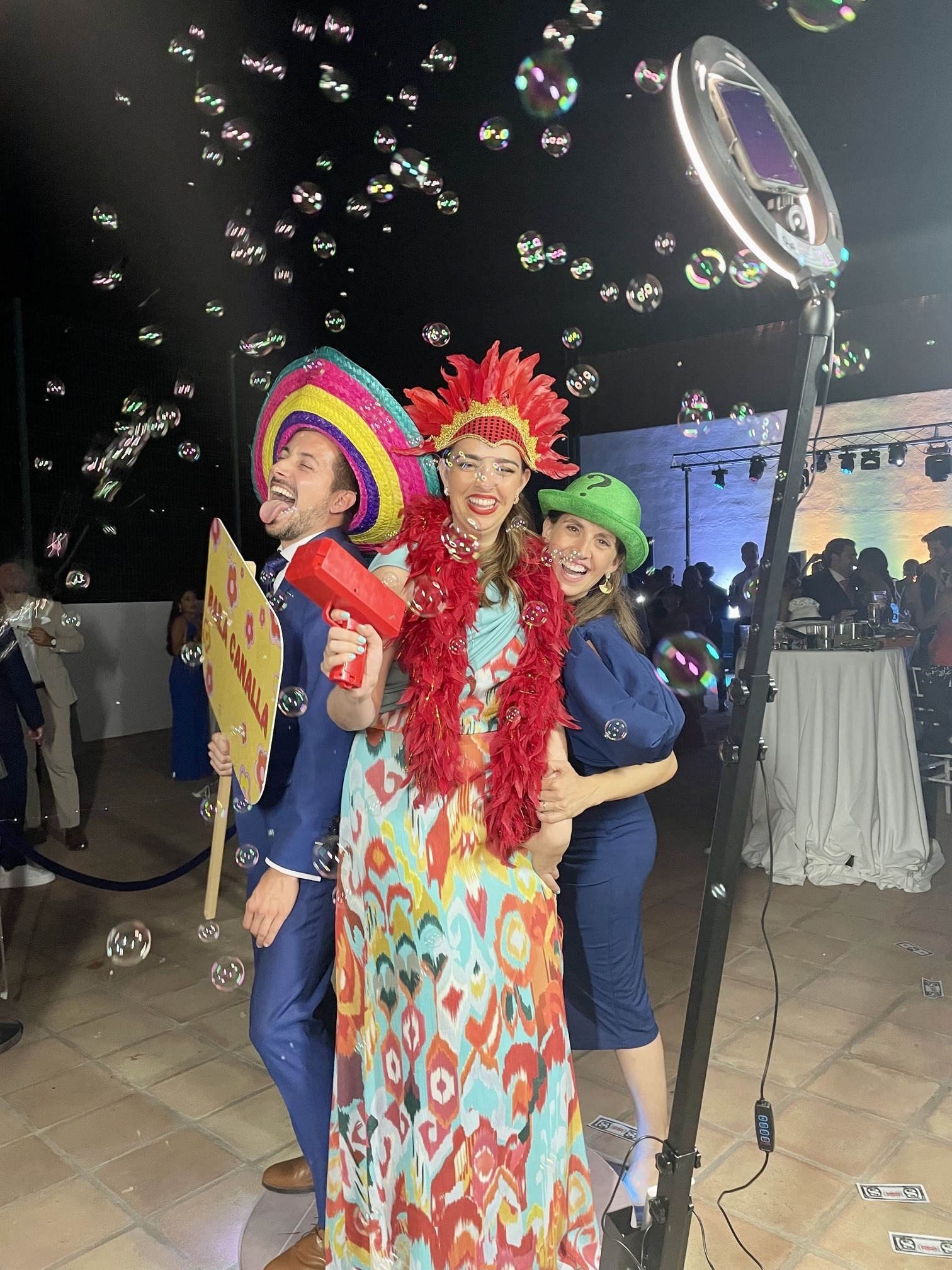 Grupo de amigos en 360