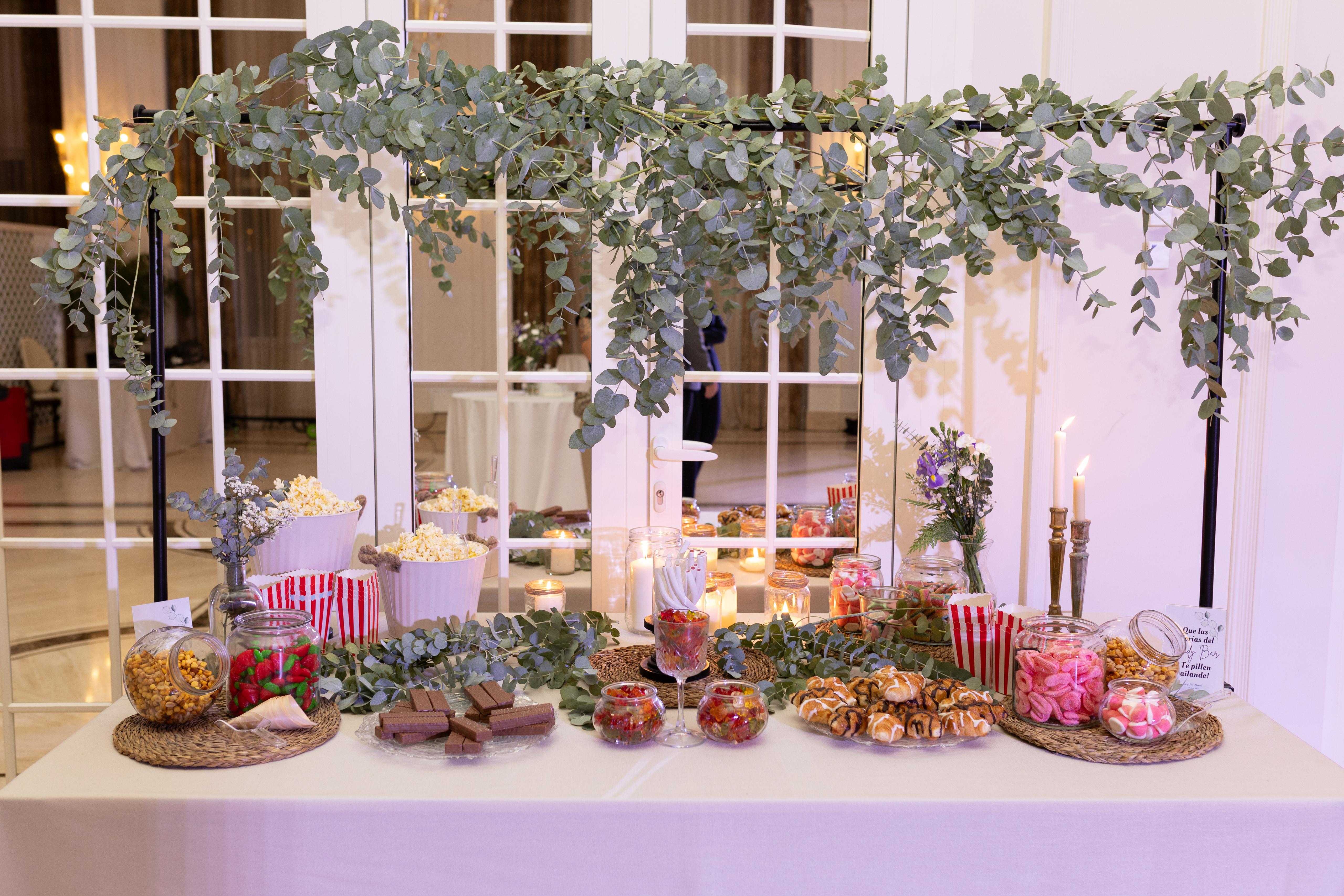 Decoración de candy bar