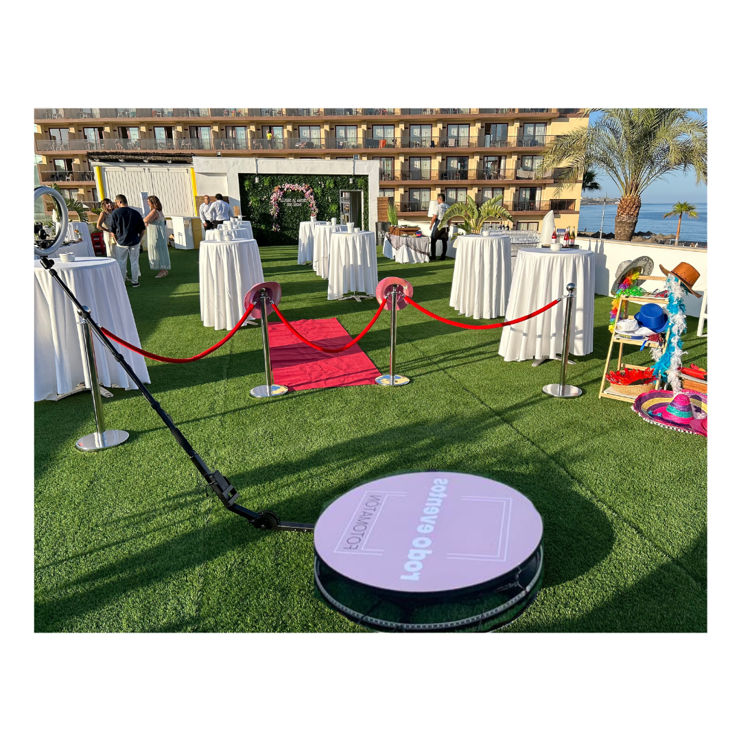 Evento corporativo con plataforma 360