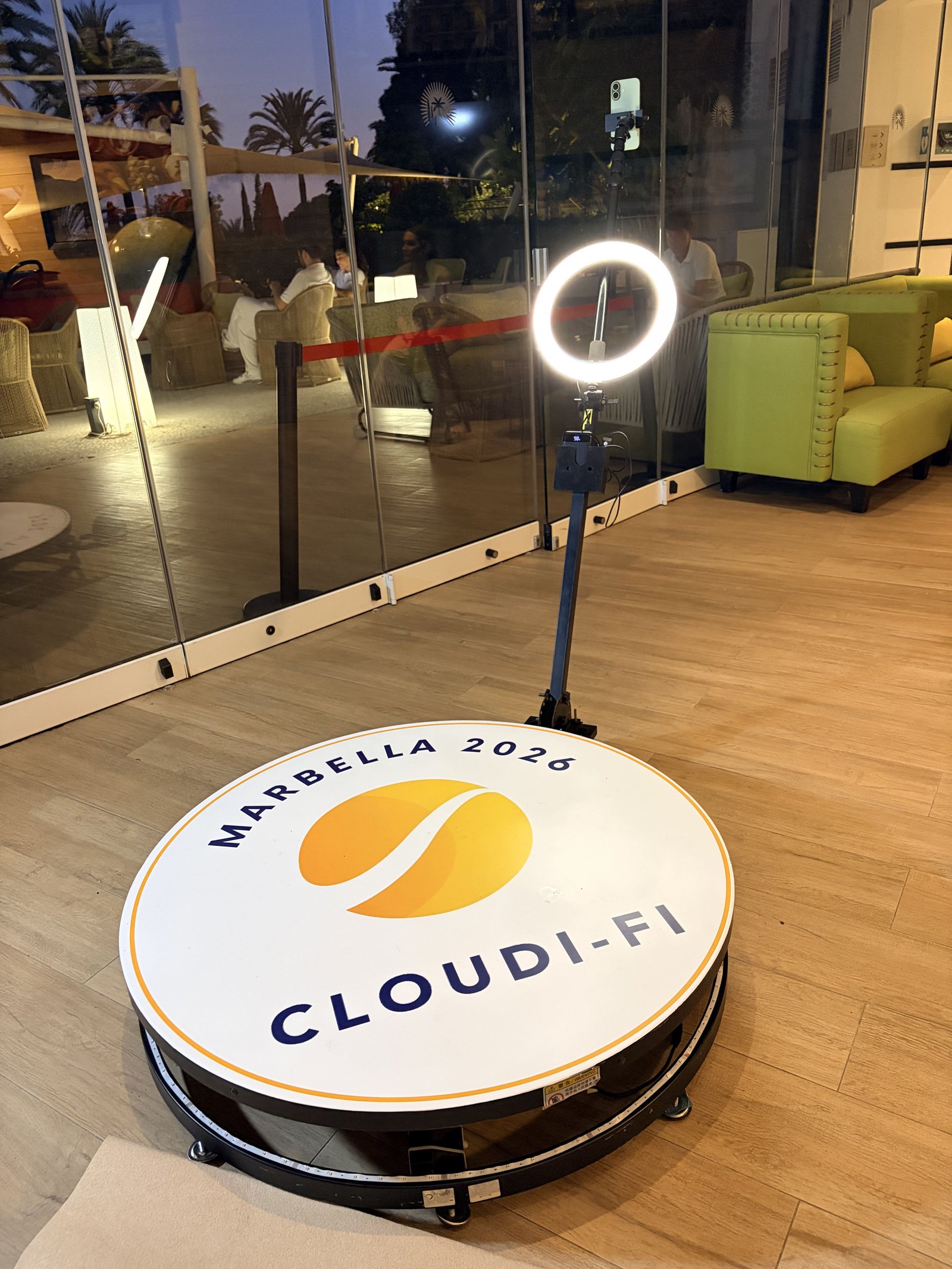 Fotomatón en fiesta de empresa